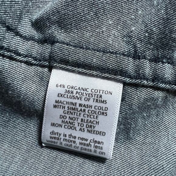 Toad & Co Men's Chambray Button Up Shirt Size X-Large Lightweight Casual - Picture 6 of 7